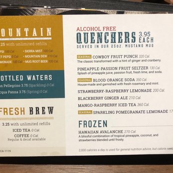 Black Angus Steakhouse - Alcohol Free drinks. - Steakhouses Near Me - Lancaster, California Black Angus Steakhouse - Alcohol Free drinks. - Steakhouses Near Me - Lancaster, California