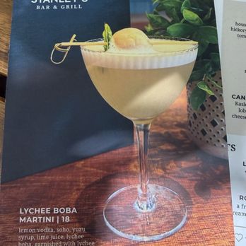 Stanley's Bar & Grill - Lychee Boba martini - Bars Near Me - Vancouver, British Columbia Stanley's Bar & Grill - Lychee Boba martini - Bars Near Me - Vancouver, British Columbia