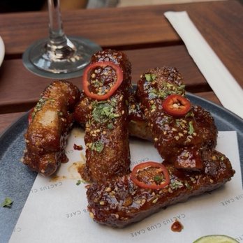 Cactus Club Cafe - sticky garlic ribs - Cocktail Bars Near Me - Boston, Massachusetts Cactus Club Cafe - sticky garlic ribs - Cocktail Bars Near Me - Boston, Massachusetts
