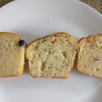 Grandview Bakery - Left to right: blueberry, lemon-poppyseed, orange-cranberry. - Bakeries Near Me - Pittsburgh, Pennsylvania Grandview Bakery - Left to right: blueberry, lemon-poppyseed, orange-cranberry. - Bakeries Near Me - Pittsburgh, Pennsylvania