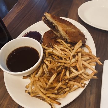 Apple Blossom - Duck and fries (delish) - New American Near Me - Denver, Colorado