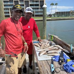 Freedom Boat Club - John's Pass - My brother and I and our catch for the day!