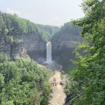 Taughannock Falls State Park - Falls from the overlook - Hiking Near Me - Trumansburg, New York Taughannock Falls State Park - Falls from the overlook - Hiking Near Me - Trumansburg, New York