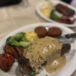Whitefish Lake Restaurant - New York Au Poivre - best steak dinner I've ever had