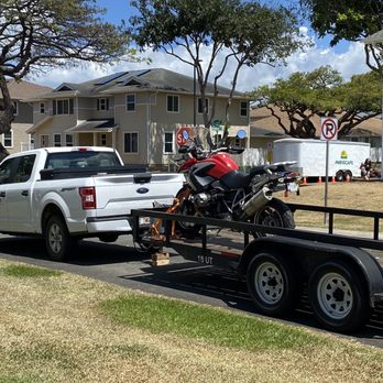 Covan World-Wide Moving - Loading our motorcycle to be shipped. - Movers Near Me - Kapolei, Hawaii Covan World-Wide Moving - Loading our motorcycle to be shipped. - Movers Near Me - Kapolei, Hawaii