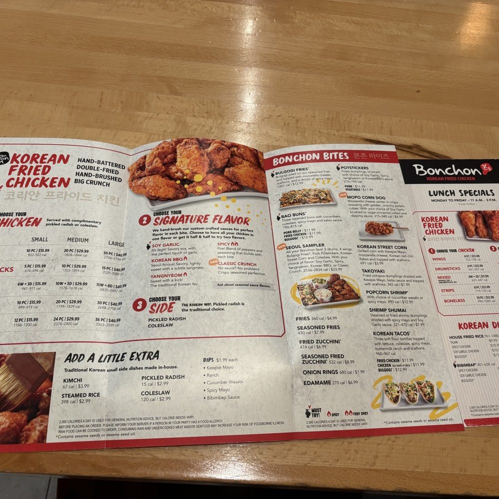 Bonchon Eagan - Menu - Korean Near Me - Eagan, Minnesota Bonchon Eagan - Menu - Korean Near Me - Eagan, Minnesota