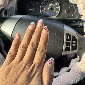 Justin Nails - What I left with (: - Nail Salons Near Me - Anaheim, California