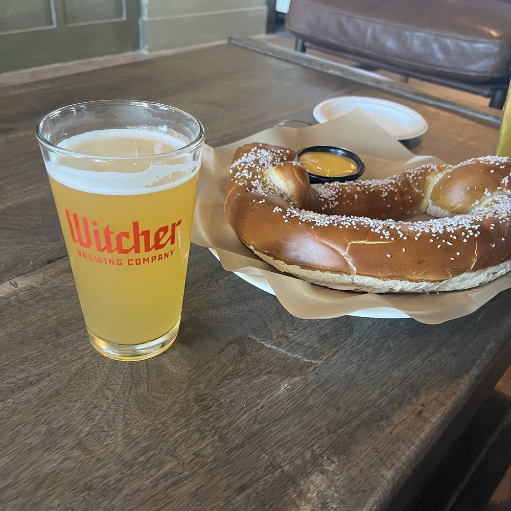 Witcher Craft Brewing - The "Half Pretzel" and the Hefeweizen - Brewpubs Near Me - Fredericksburg, Texas