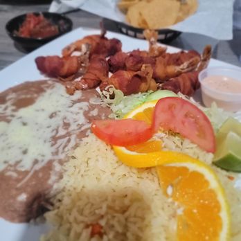 Lupian's Mexican Restaurant - Bacon wrapped shrimp - Mexican Near Me - Merced, California