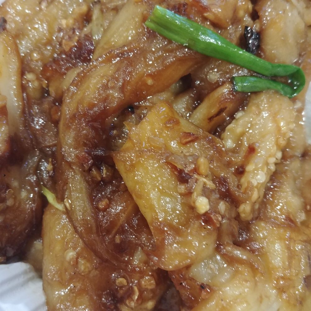 Kowloon Kitchen - Eggplant in garlic sauce. Surprised to see it peeled. Tasty. - Chinese Near Me - San Jose, California