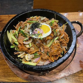Berkeley Social Club - Dolsot with Spicy pork - Breakfast & Brunch Near Me - Berkeley, California
