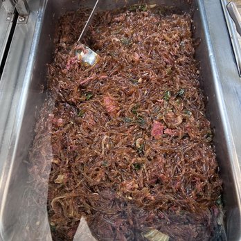 Le Umu - a tray of food being prepared - Polynesian Near Me - Las Vegas, Nevada