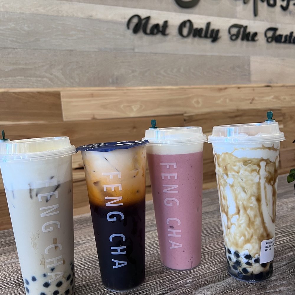 Feng Cha - Milpitas - Classic Milk tea boba with cheese foam Thai milk tea Strawberry breeze Dirty boba - Desserts Near Me - Milpitas, California Feng Cha - Milpitas - Classic Milk tea boba with cheese foam Thai milk tea Strawberry breeze Dirty boba - Desserts Near Me - Milpitas, California