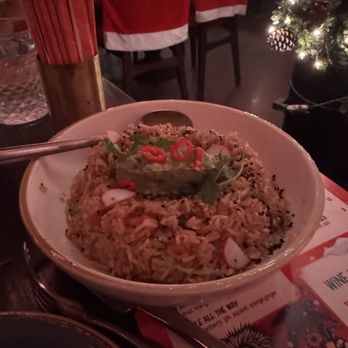 Cellar 335 - Avacado fried rice - Cocktail Bars Near Me - Jersey City, New Jersey