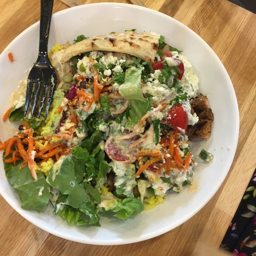 Anzo - My friend's BYO salad with chicken - Mediterranean Near Me - Boynton Beach, Florida Anzo - My friend's BYO salad with chicken - Mediterranean Near Me - Boynton Beach, Florida