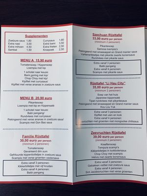 Menu photo 2 Li Hau City Turnhout, VAN Menu photo 2 Li Hau City Turnhout, VAN