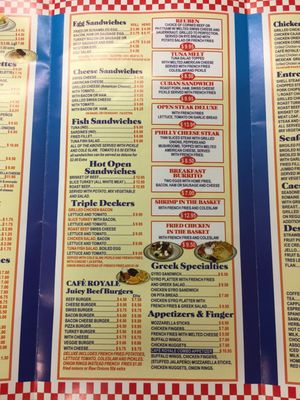 Menu photo 3 Cafe Royale Restaurant Bronx, NY