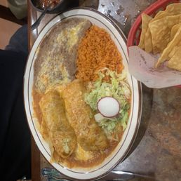 Chile Verde Enchiladas