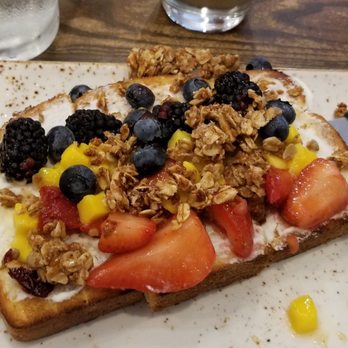 First Watch - Rainbow toast... not quite like what they advertise but tasted ok - Breakfast & Brunch Near Me - Frisco, Texas