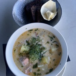 Jasper's salmon soup