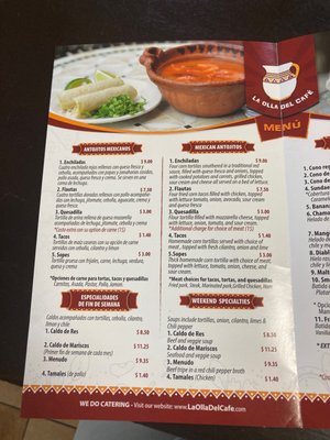 Menu photo 5 La Olla Del Cafe Haines City, FL Menu photo 5 La Olla Del Cafe Haines City, FL