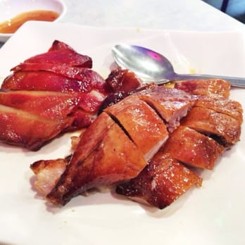 Ming Tasty - BBQ Combination: BBQ Pork Neck (the one that looks like char siu) and Fantastic Roast Duck - Chinese Near Me - Sunnyvale, California