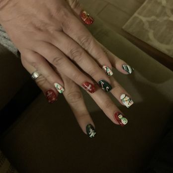 Tranie Nails - Colorful Christmas acrylic nails - Nail Salons Near Me - La Mesa, California Tranie Nails - Colorful Christmas acrylic nails - Nail Salons Near Me - La Mesa, California