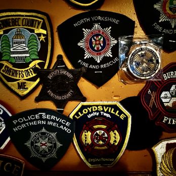 O'Hara's Restaurant and Pub - First responder patches from around the world - Irish Pub Near Me - New York, New York