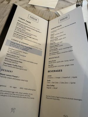 Menu photo 7 Sidecar by the Centurion Lounge Paradise, NV Menu photo 7 Sidecar by the Centurion Lounge Paradise, NV