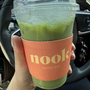 Nook Coffee Bar - Iced Lavender Matcha - Coffee & Tea Near Me - Torrance, California
