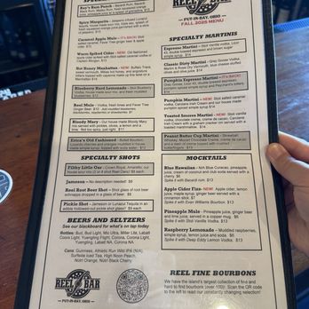 Reel Bar - Drink menu - American Near Me - Put-in-Bay, Ohio Reel Bar - Drink menu - American Near Me - Put-in-Bay, Ohio