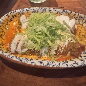 Oyamel - Enchiladas de tinga poblano - Mexican Near Me - Washington, DC, District of Columbia Oyamel - Enchiladas de tinga poblano - Mexican Near Me - Washington, DC, District of Columbia