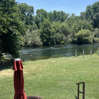 The River's Edge Restaurant - Our view from our table. - American Near Me - Knights Ferry, California