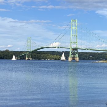LDI Lobster - The iconic bridge made a spectacular background for my visit. - Seafood Near Me - Little Deer Isle, Maine LDI Lobster - The iconic bridge made a spectacular background for my visit. - Seafood Near Me - Little Deer Isle, Maine
