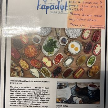 Kapadokya Kebab House - Turkish Breakfast - Turkish Near Me - Burlington, Ontario