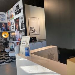 CADY - Atlanta - Counter and coffee area in the rear.