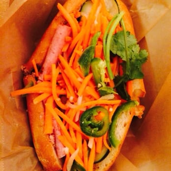 Bun Mee - Combo Bahn Mi - mortadella, grilled pork, pate, house mayo. $6.75 - Vietnamese Near Me - San Francisco, California Bun Mee - Combo Bahn Mi - mortadella, grilled pork, pate, house mayo. $6.75 - Vietnamese Near Me - San Francisco, California