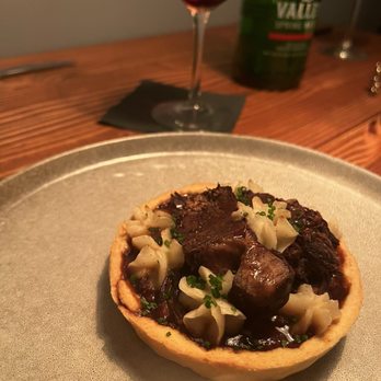 Copper Dome - Lamb & mashed potato inside a pastry - Wine Bars Near Me - Tulsa, Oklahoma