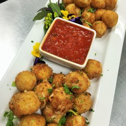 Mini Rice Balls with Marinara