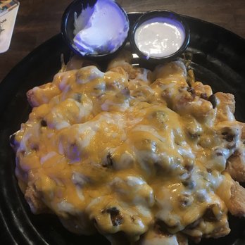 Roundin' 3rd - Chili cheese tots sour cream and ranch on the side - American Near Me - Long Beach, California Roundin' 3rd - Chili cheese tots sour cream and ranch on the side - American Near Me - Long Beach, California