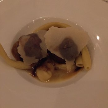Sorellina - Maccheroncelli (Feather Brook Farm Beef, Montepulciano Sauce, Parmigiano - $19) - Italian Near Me - Boston, Massachusetts