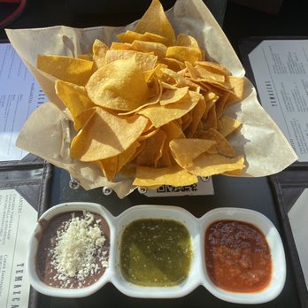 Temazcal Tequila Cantina - Complimentary chips & dips - Mexican Near Me - Dedham, Massachusetts Temazcal Tequila Cantina - Complimentary chips & dips - Mexican Near Me - Dedham, Massachusetts