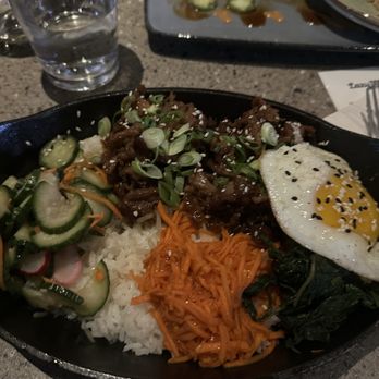 Lazy Dog Restaurant & Bar - Korean Ribeye Bibimbap* - Comfort Food Near Me - Henderson, Nevada Lazy Dog Restaurant & Bar - Korean Ribeye Bibimbap* - Comfort Food Near Me - Henderson, Nevada