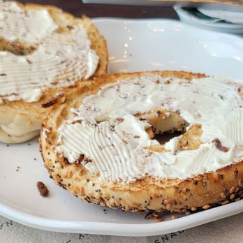 Starbucks - My delicious cream cheese toasted bagel. - Coffee & Tea Near Me - Rochester, Washington Starbucks - My delicious cream cheese toasted bagel. - Coffee & Tea Near Me - Rochester, Washington
