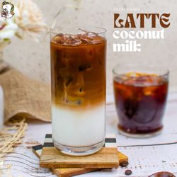 Boba X - Latte with coconut milk