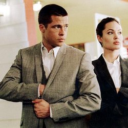 Mr. & Mrs. Smith Suits made from High Society.