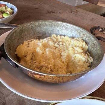 Esnaf - Fluffy creamy scrambled eggs - Turkish Near Me - San Carlos, California Esnaf - Fluffy creamy scrambled eggs - Turkish Near Me - San Carlos, California