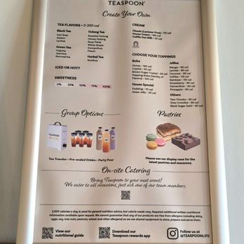 Teaspoon - Toppings, teas, and milk options. - Bubble Tea Near Me - Brandon, Florida