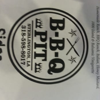 BBQ Pit - a close up of the logo - Barbeque Near Me - Monroe, Louisiana