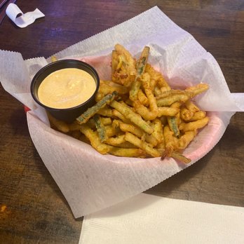 Carmines Pie House - Zucchini fries w/remoulade - Pizza Near Me - Jacksonville, Florida Carmines Pie House - Zucchini fries w/remoulade - Pizza Near Me - Jacksonville, Florida